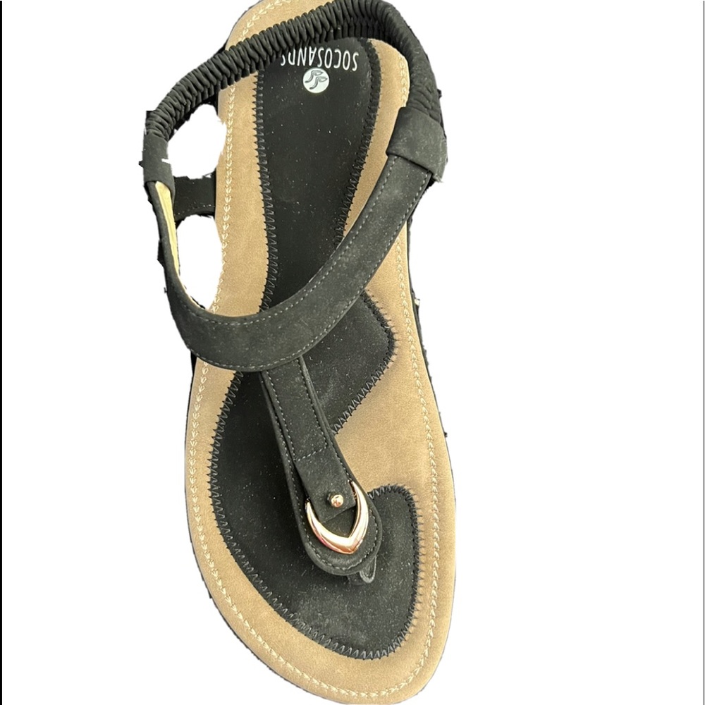 Socosands Women's Sandals Size 9 Comfy Comfort Slip On New Without Box